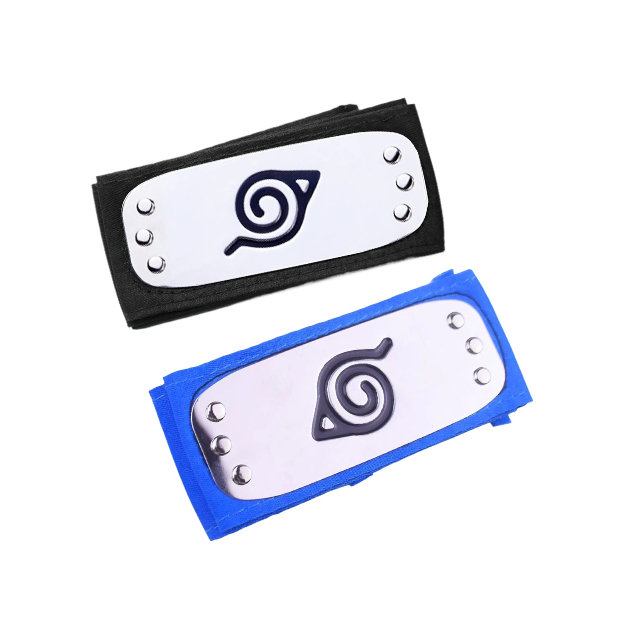 Naruto Headband Metal - ナルト木ノ葉忍者ヘッドバンドコスプレ額プロテクター調節可能なヘッドウェアアニメファンのためのハロウィンパーティー ﻿