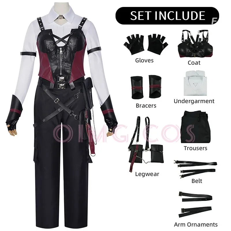 Anime Cosplay Female - 愛とディープスペースディープスペースハンターコスプレ衣装カーニバル大人用制服アニメハロウィンパーティー仮装衣装男性用ゲーム