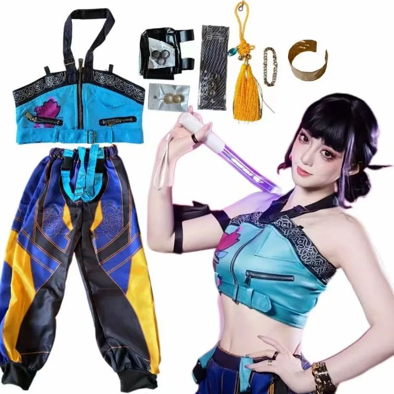 Anime Zoey Cosplay - 韓国の悪魔ロールプレイングファンタジア：大人、子供、女の子、ファッション衣料、子供用ハロウィーンカーニバル