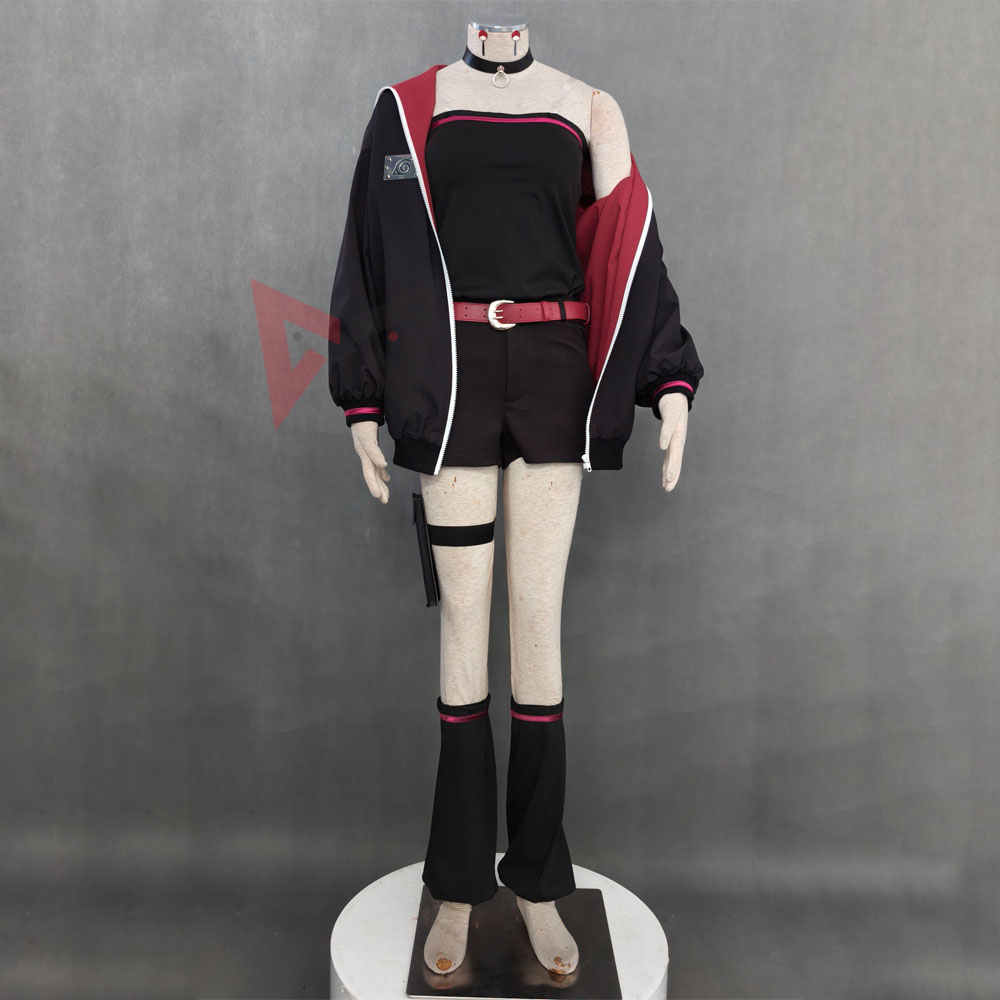 Anime Cosplay Plus Size - 新しい忍者ボルトウスウチハンサラダンコスプレ衣装シャツショーツジャケットレギンス用ゲームパーティーハロウィン大人プラスサイズ