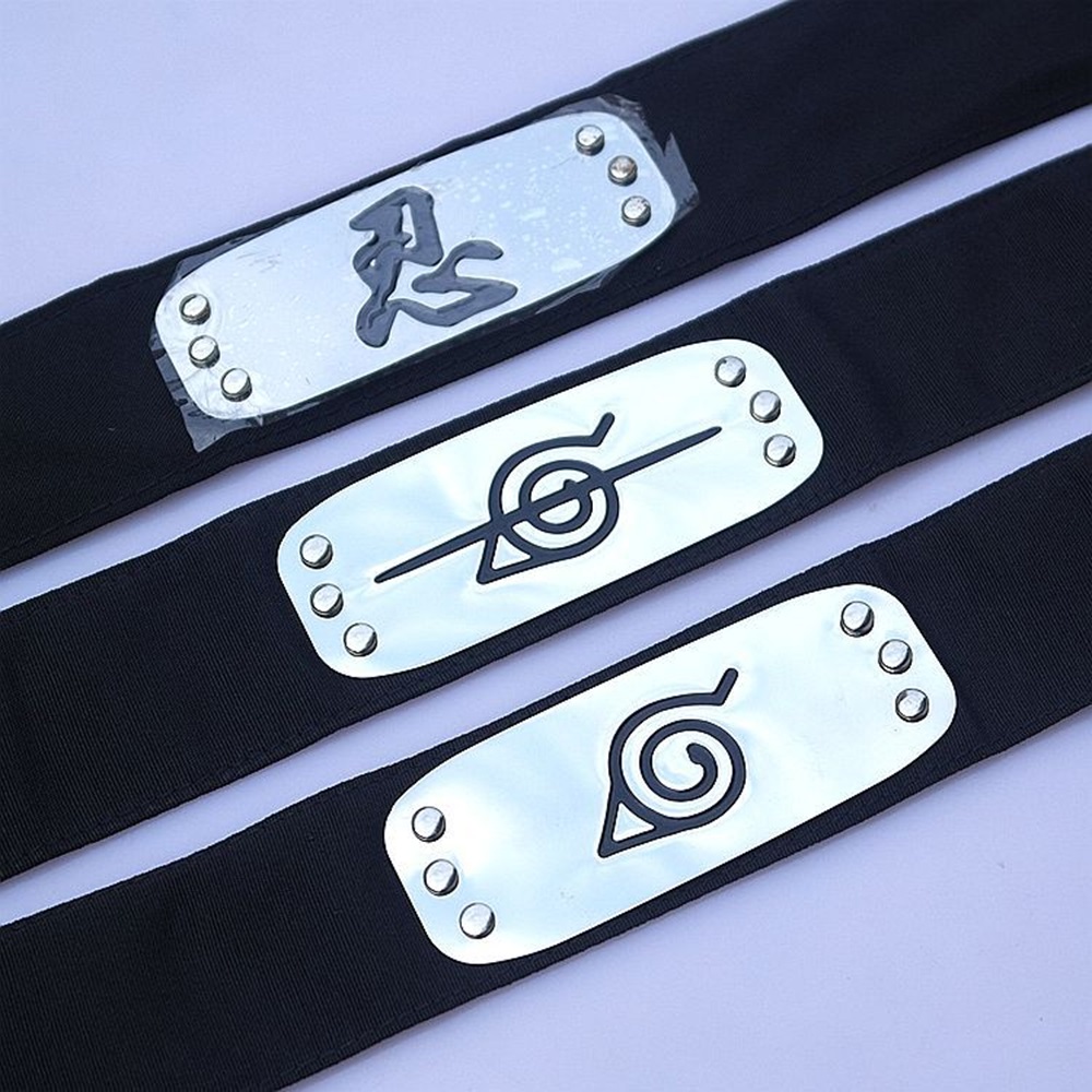 Naruto Headband Metal - アニメナルト額プロテクターベビーおもちゃコスプレロゴメッキ忍者ヘッドバンド暁カカシヘッドバンド子供の誕生日プレゼント