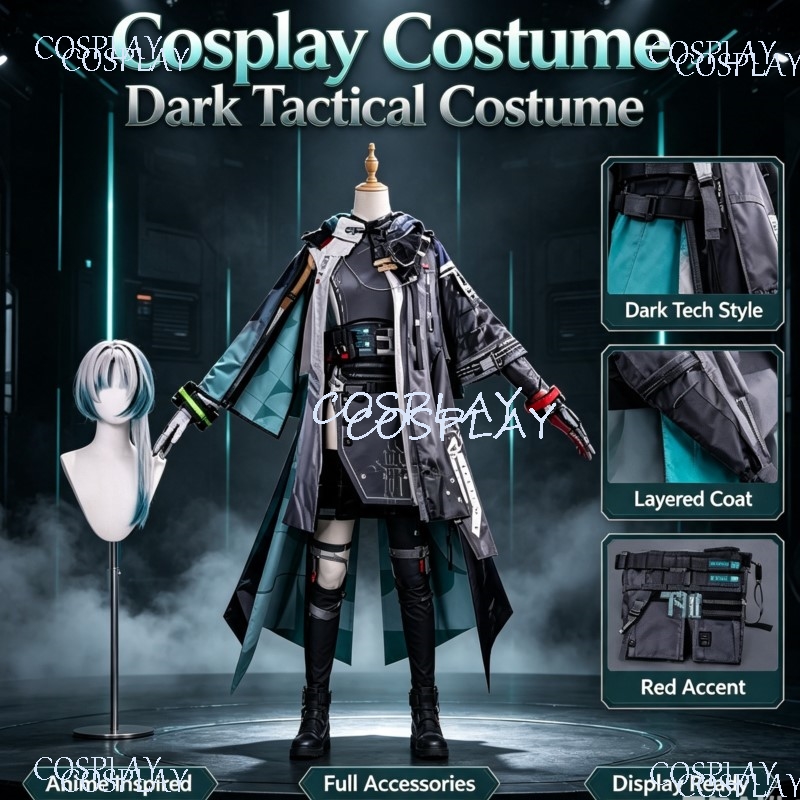 Anime Cosplay Photoshoot - アークネイン・リ・ジヤン コンプリートコスプレ衣装 アークナイツ エンドフィールド ゲーム コスプレ衣装