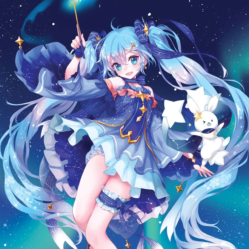 Anime Cosplay Lolita - 女の子用スノーミクコスプレ衣装、ダンスドレス、アニメ、和風可愛い、ロリータ、小学生向け2026