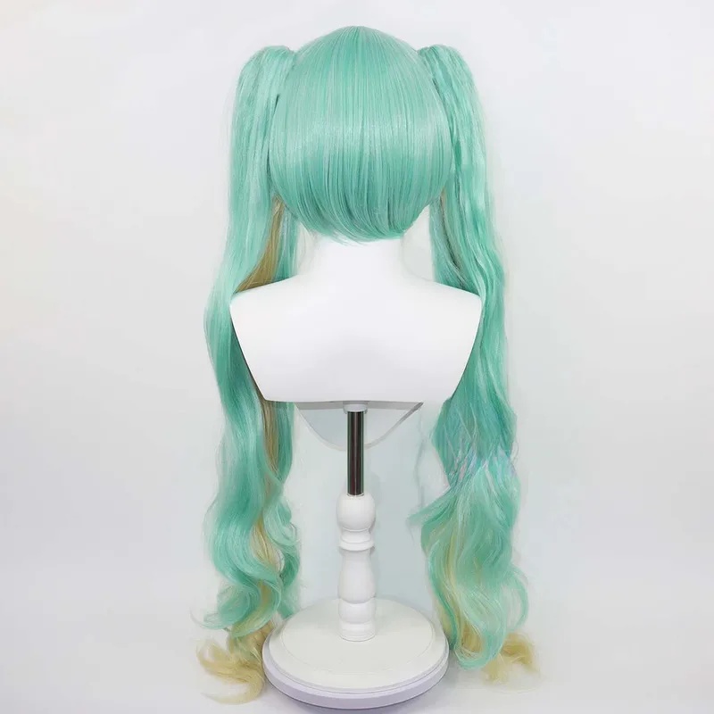 Le Cool アニメミク ストロベリーケーキ コスプレ ロ - Anime Cosplay Blue Hair のレビューと価格
