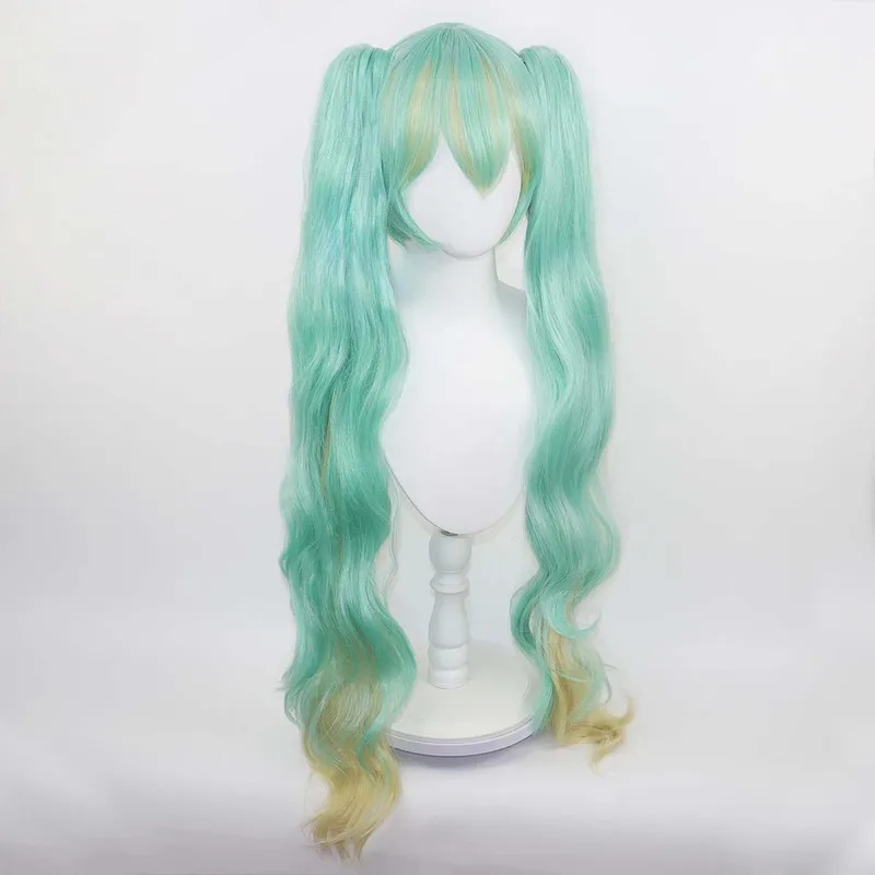 Le Cool アニメミク ストロベリーケーキ コスプレ ロ - Anime Cosplay Blue Hair のレビューと価格