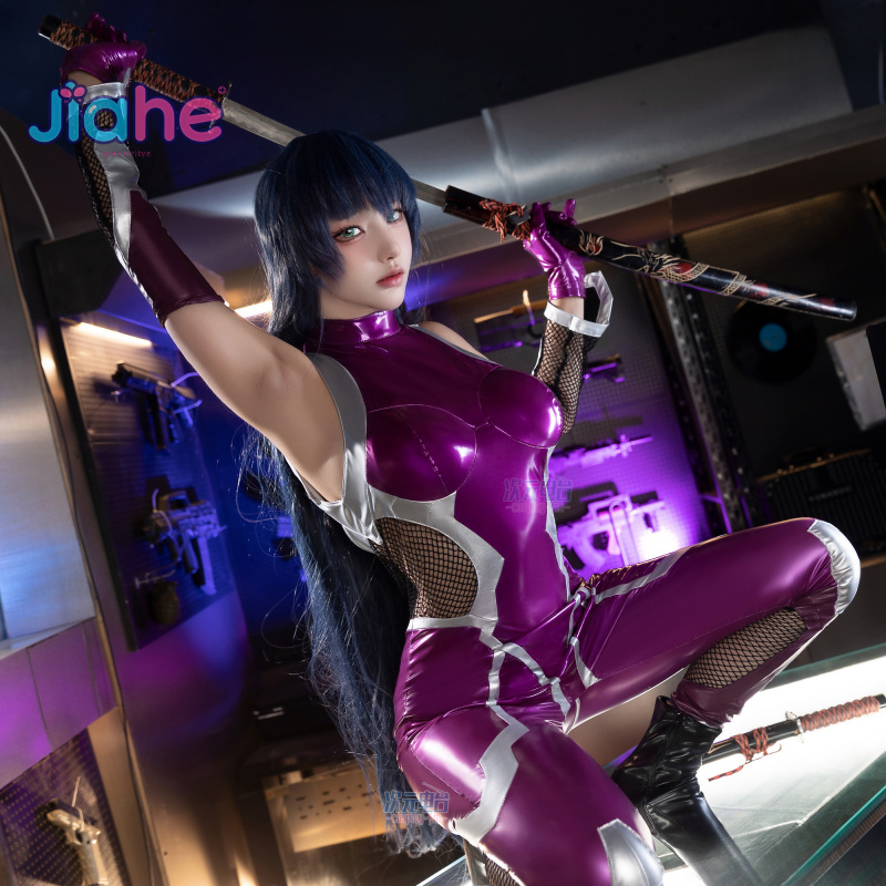ゼロ 伊川アサギ コスプレ衣装 アニメ 伊川アサギ パープル - Anime Cosplay Jumpsuit のレビューと価格
