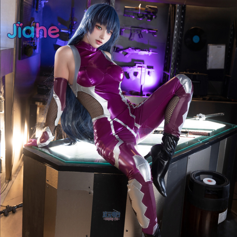ゼロ 伊川アサギ コスプレ衣装 アニメ 伊川アサギ パープル - Anime Cosplay Jumpsuit のレビューと価格