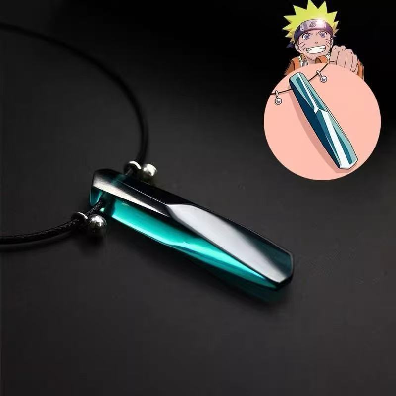 ナルト うちはサスケ うずまきナルト ネックレス 漫画風でか - Naruto Headband Metal のレビューと価格