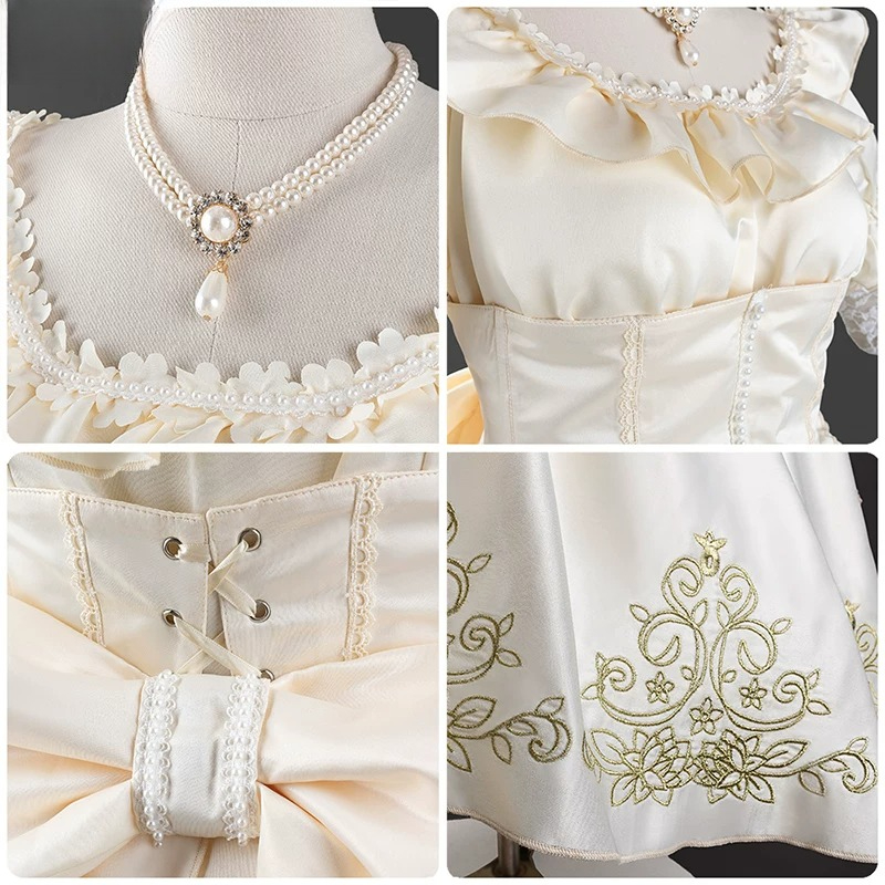 プロジェクトセカイ 草薙寧々 コスプレ衣装 PJSK ウェデ - Anime Cosplay Lolita のレビューと価格