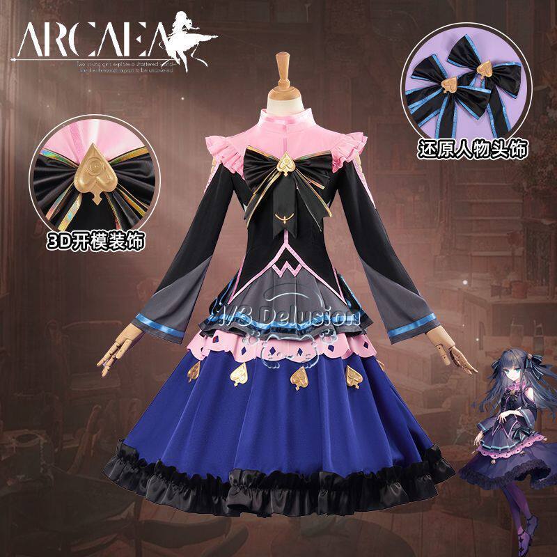 Arcaea Tairitsu イニシャルコンフリクトロリー - Anime Cosplay Female のレビューと価格