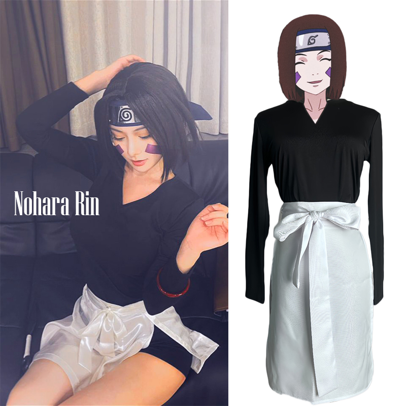日本の忍者アニメ野原凛コスプレハロウィーンの衣装 ACGN  - Anime Cosplay Photoshoot のレビューと価格