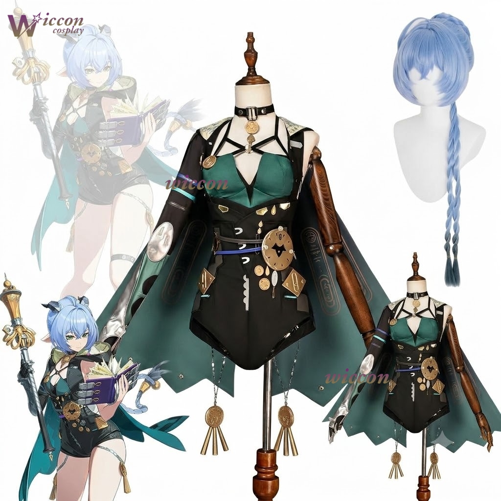 ゼンレスゾーンゼロ ルシア・エローウェン ZZZ コスプレ  - Anime Cosplay Blue Hair のレビューと価格