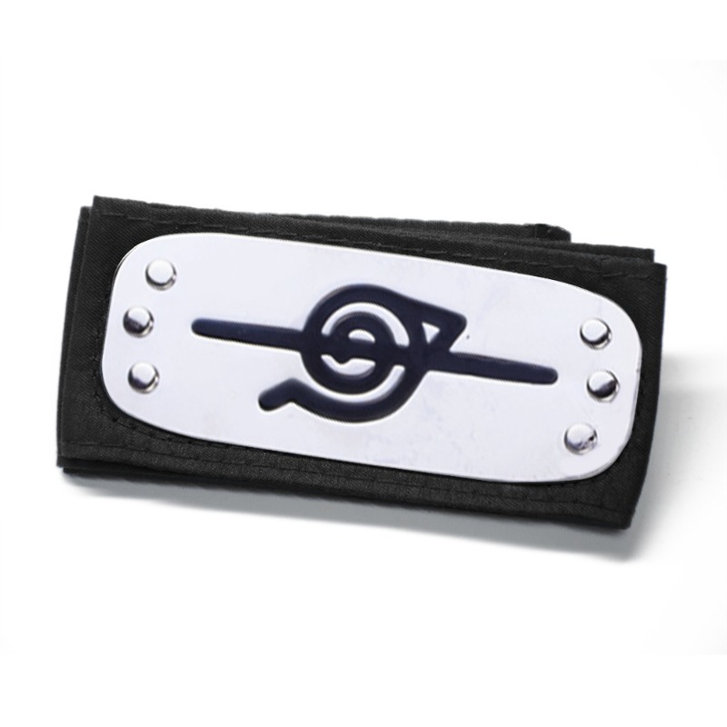 忍者アニメのコスプレ用ヘッドバンド、額当て付き。コノハの反逆 - Naruto Headband Metal のレビューと価格