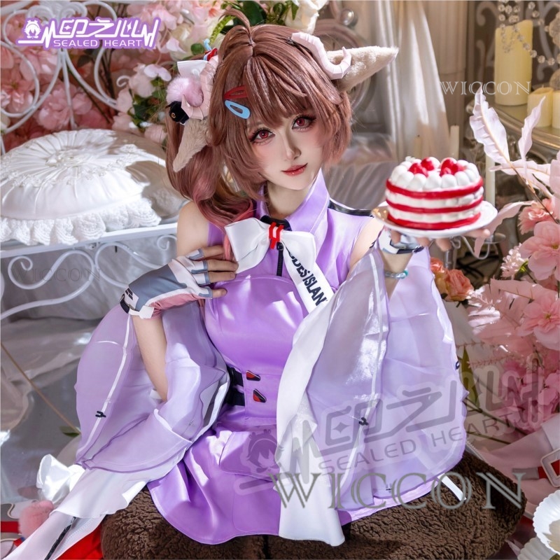 ハロウィン 大人用 アークナイツ エンドフィールド エルダラ - Anime Cosplay Blue Hair のレビューと価格