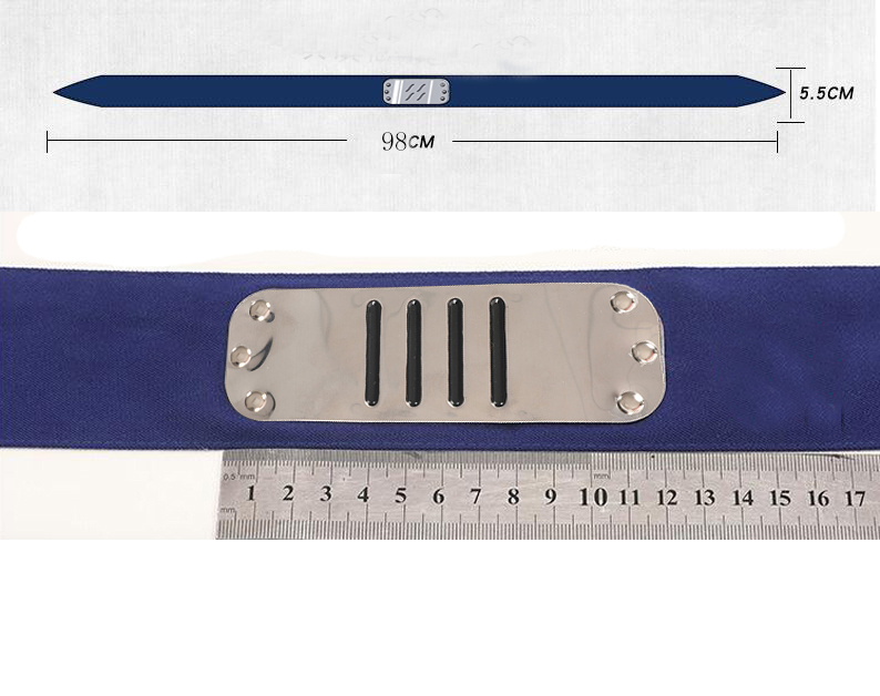 コスプレヘッドバンド,忍者ヘッドバンド,ナルトキラービー,我 - Naruto Headband Metal のレビューと価格