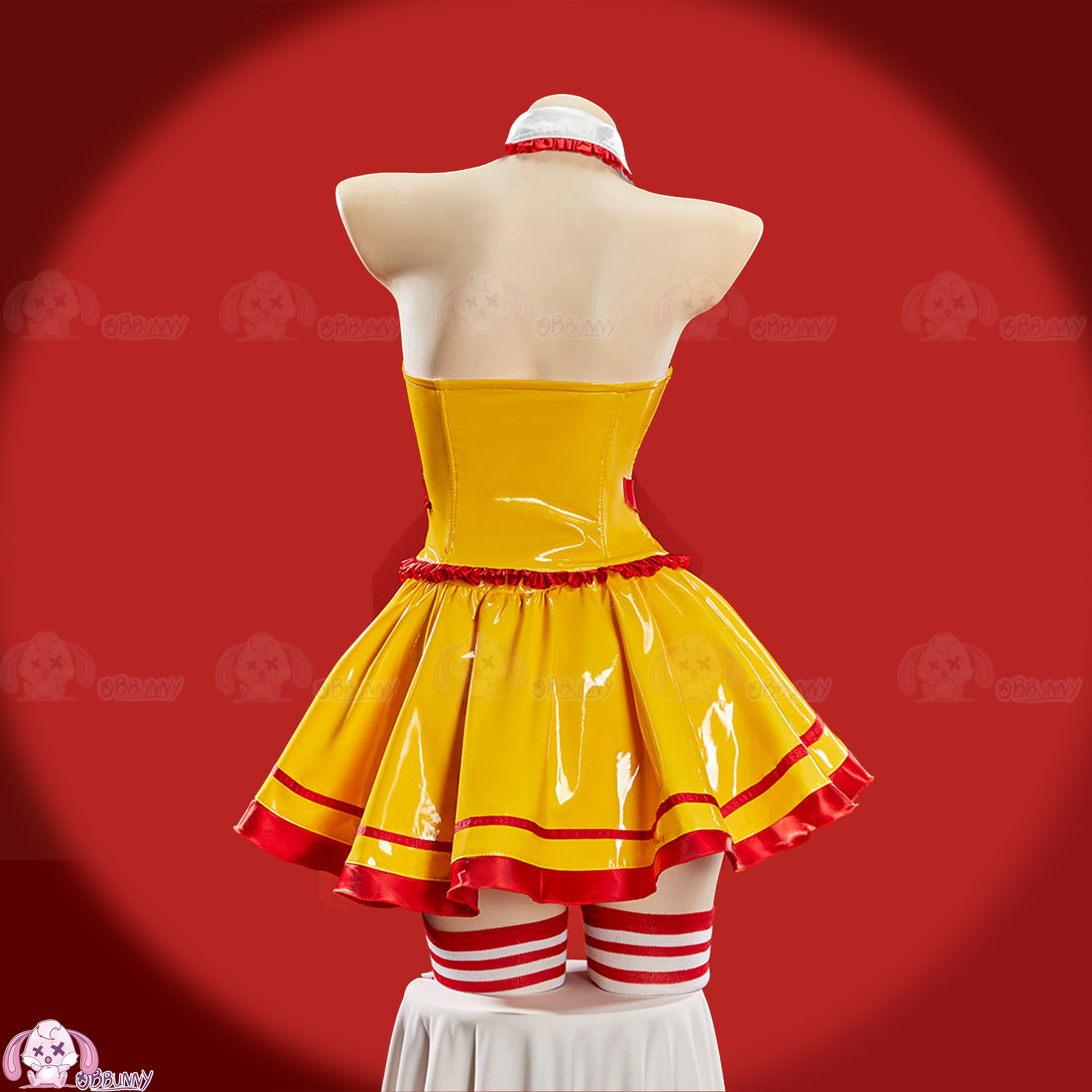 ミクファンアートコスプレ衣装 PU レザードレスセット女性ア - Anime Cosplay Red のレビューと価格