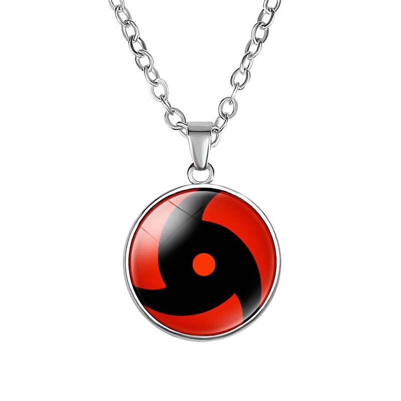 アニメ写輪眼ネックレス うちはカカシ万華鏡ペンダントネックレ - Naruto Headband Metal のレビューと価格