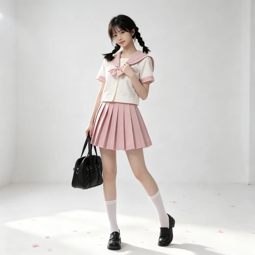 本格的な日本の女子高生セーラー服セット、3冊セットの基本的な - Cosplay Anime Basic のレビューと価格
