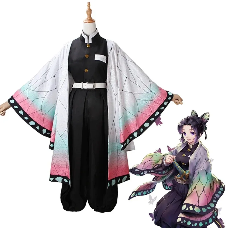 アニメ鬼滅の刃胡蝶しのぶコスプレ衣装鬼滅の刃胡蝶制服ウィッグ - Anime Cosplay Demon Slayer のレビューと価格