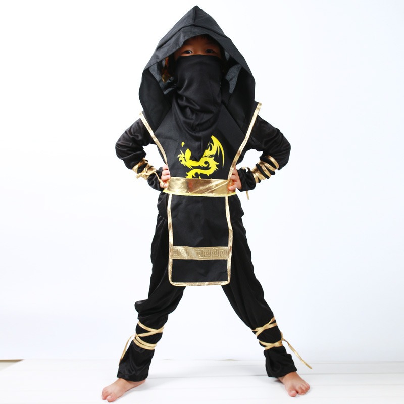 カーニバル子供男の子忍者デラックスコスチューム子供用カンフー - Anime Cosplay Outfit Ideas のレビューと価格