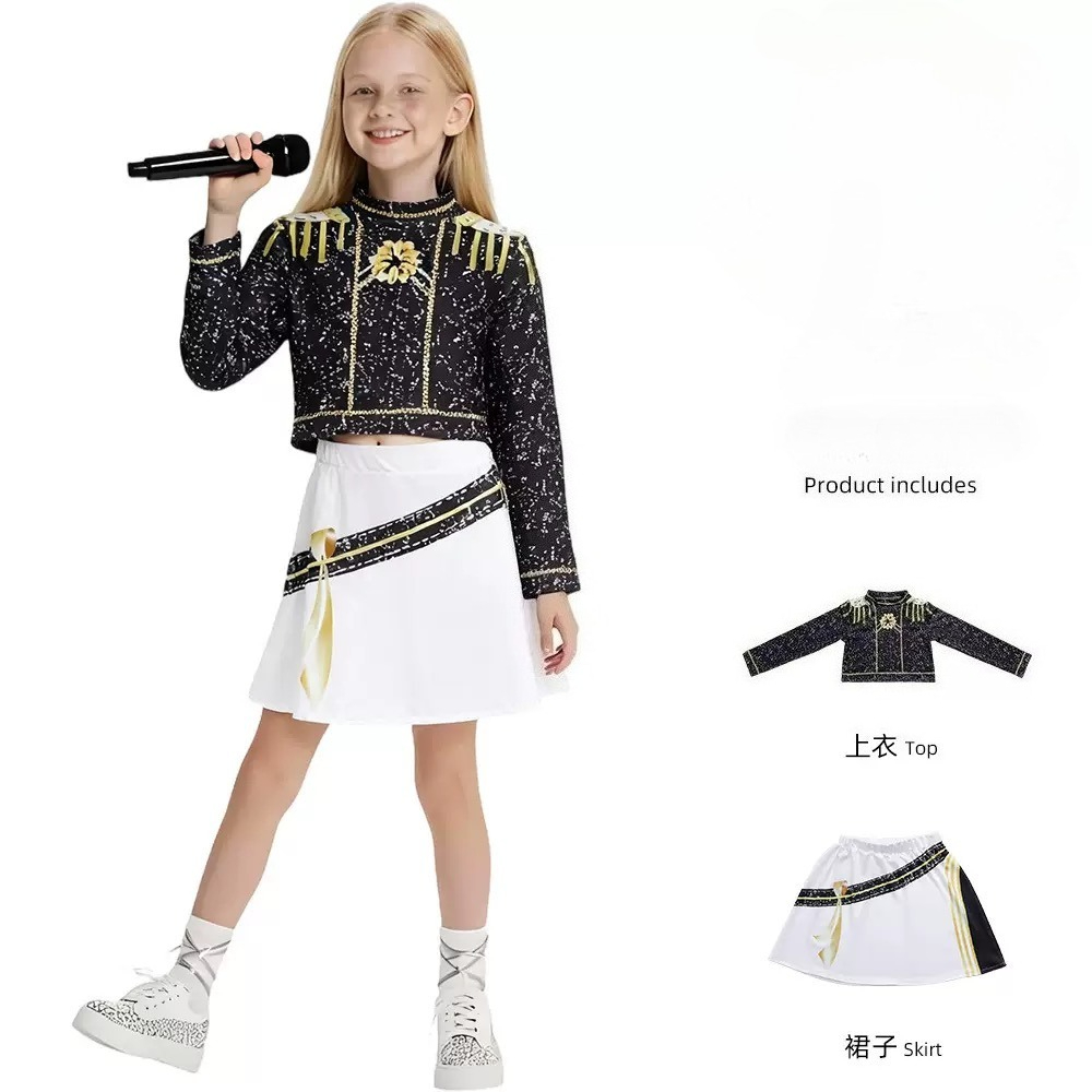 韓国映画のロールプレイ服 ガールズグループ 子供用コスチュー - Anime Zoey Cosplay のレビューと価格