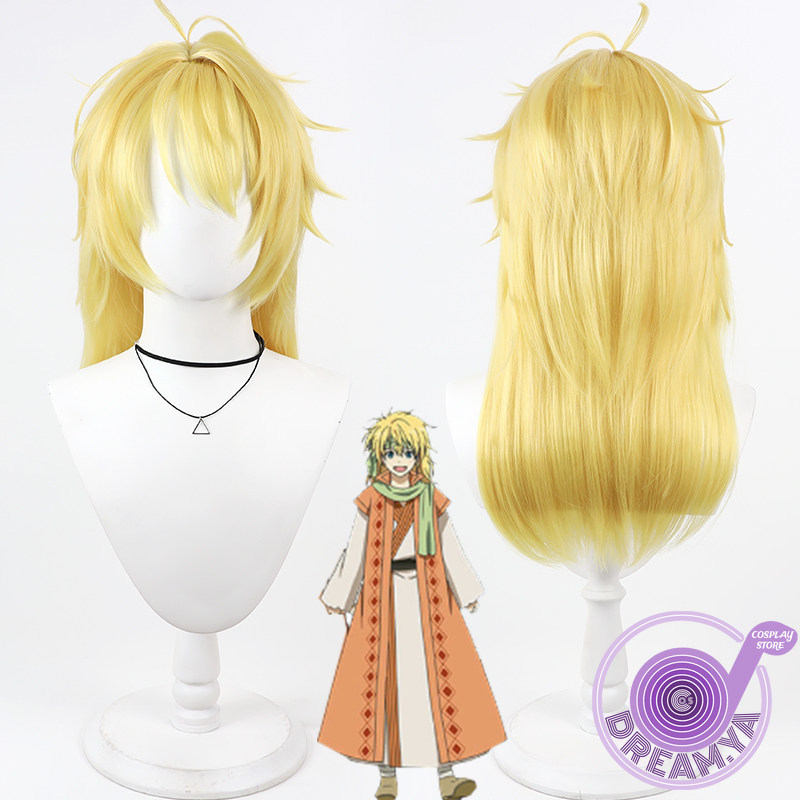 ゼノ コスプレウィッグ 暁のヨナ イエロー 60cm ロング - Zenos Anime Cosplay のレビューと価格