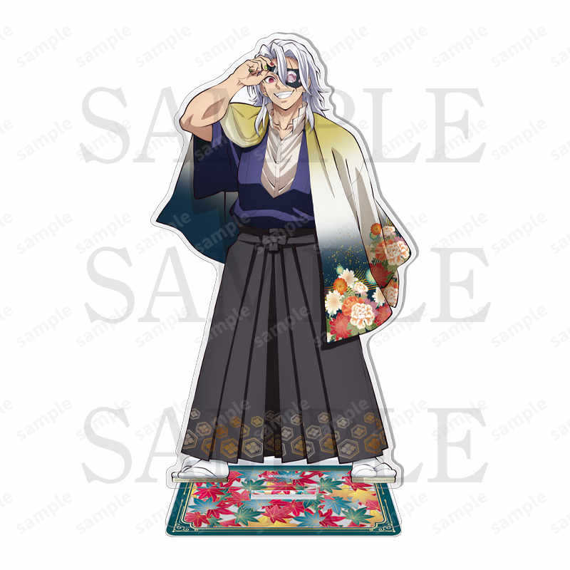 3種類の鬼滅の刃着物姿勢アクリルカードスタンドモデルおもちゃ - Demon Slayer Haori のレビューと価格